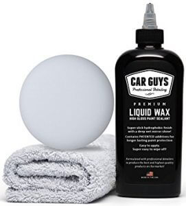 CarGuys Liquid Wax - The Ultimate Car Wax Shine, best spray detailer for black vehicles. Best conditioner for black cars