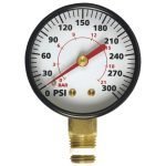 A 1 inch 300 PSI gauge for air pressure