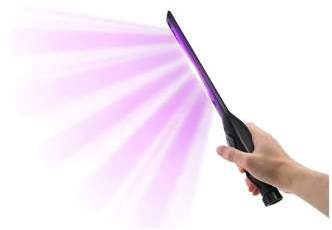 Avkkey's Best UV Sterilizer Travel Wand without Chemicals, Portable LED UVC Lamp with USB Charging. It has a sanitizing rate of 99.9%. best uv sanitizer wand