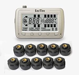 EEZTire-TPMS6 Real Time 24x7 Tire Pressure Monitoring System, one of the best rv tire pressure monitoring system