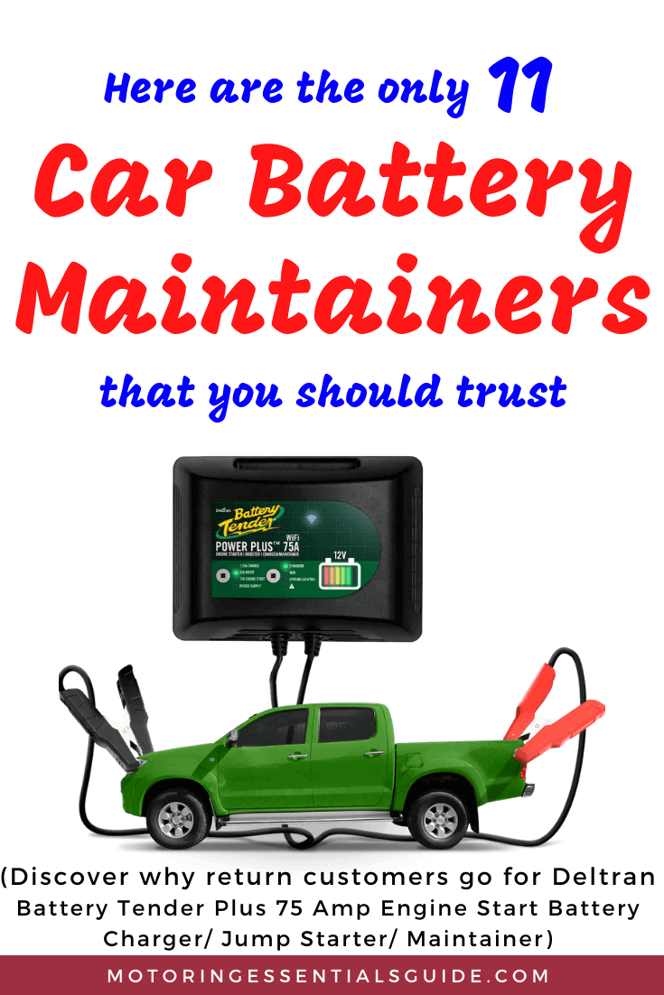 A review of the best battery tender for car storage, best battery tender for car, best car battery maintainer