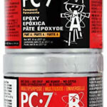 PC Products 167779 PC-7 Two-Part Heavy Duty Multipurpose Epoxy Adhesive Paste, 1 lb in Two Cans, charcoal gray color, best epoxy for engine block