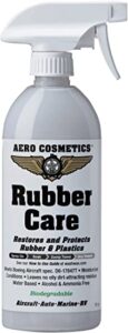 Aero Cosmetics Tire Dressing, Tire Protectant, Best No Tire Shine Tire Protector, No Dirt Attracting Residue, Natural Satin/Matte Finish, Aircraft Grade Rubber Tire Care Conditioner. One of the best tire protectant uv