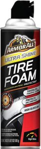 Armor All Car Tire Foam Spray Bottle, Tire Protectant Cleaner for Cars, Truck, Motorcycle. best car tire foam, best tire dressing for longest lasting tire shine. One of the top rated in best tire shine reviews