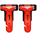 IPOW Car Safety Antiskid Hammer and Seatbelt Cutter Emergency Class. Auto Rescue Tool