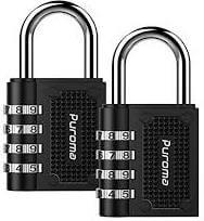Puroma Combination Lock, 4 Digit Padlock, best lock for school gym locker