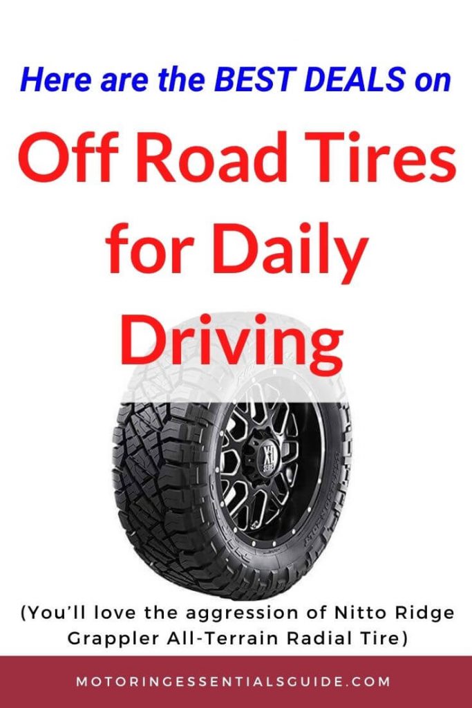 curated list of the best off road tires for daily driver, best off road tires, best all terrain tires