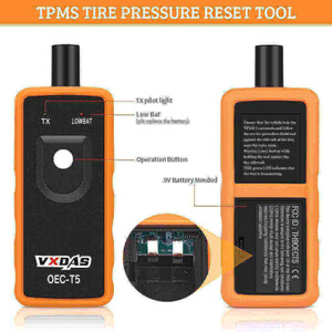 VXDAS OEC-T5 car TPMS sensor, relearn, reset, diagnostic and activation kit for GM series vehicles, best GM tpms tool